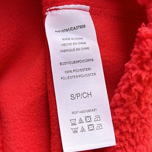 Splendid Women's Sundown Ashley Pullover Cropped Sweatshirt in Candy Apple Small - Picture 7 of 7